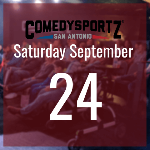 7:30 PM Saturday September 24th - ComedySportz Main Event
