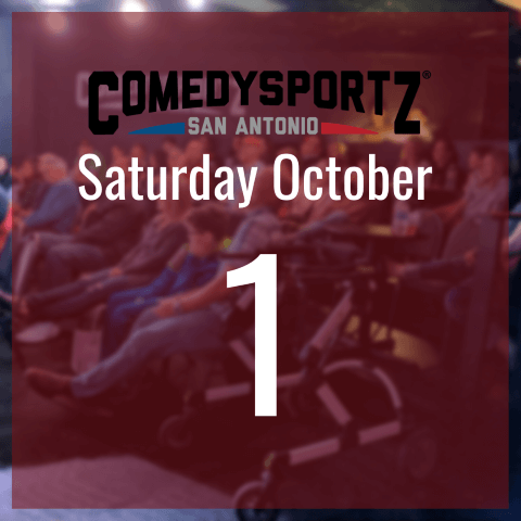 7:30 PM Saturday October 1st - ComedySportz Main Event